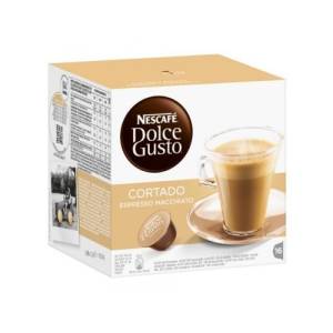 Kleiner Espresso mit Milch DOLCE GUSTO NESCAFÉ 16 Kapseln