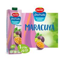 DISFRUTA passion fruit nectar without added sugar JUVER 1l.