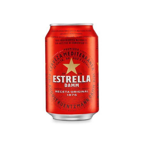 Cerveza Mediterránea ESTRELLA DAMM 33cl.