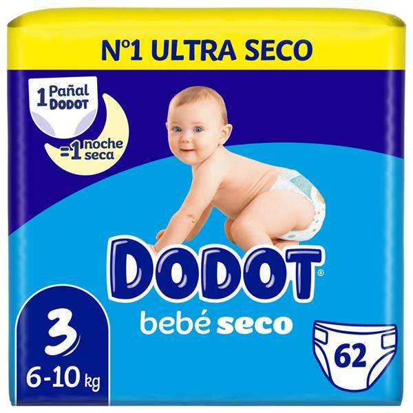 Dodot Baby-Dry Diapers Size 4, 30 Diapers, PharmacyClub