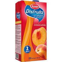DISFRUTA peach nectar without added sugar JUVER 2l.