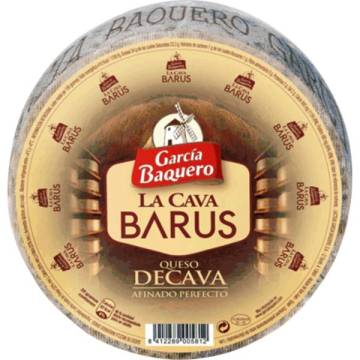 Queso curado La Cava Barus GARCIA BAQUERO 1/2 pz 2,3 kg. aprox.