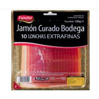 Geräucherter Schinken aus dem Keller, dünne Scheiben, ESPUÑA 120g.