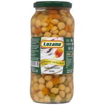 Gekochte Kichererbsen mit...