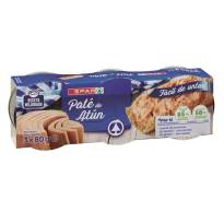 Paté de atún Spar 3x80g.
