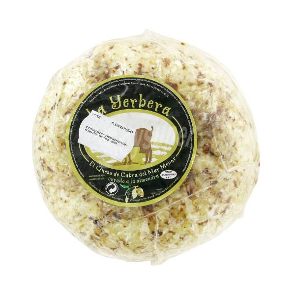 Goat cheese from the Mar Menor with almond YERBERA 500g.