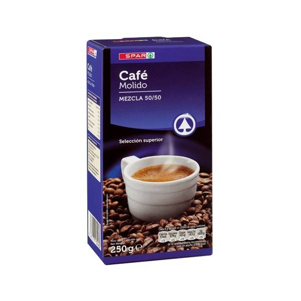 Café molido mezcla Spar 250g.