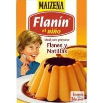 Flanes et crèmes anglaises FLANÍN EL NIÑO MAIZENA 6x32g.