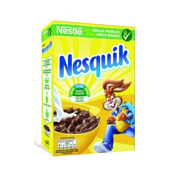 NESQUIK whole grain cereals with chocolate NESTLÉ 375g.