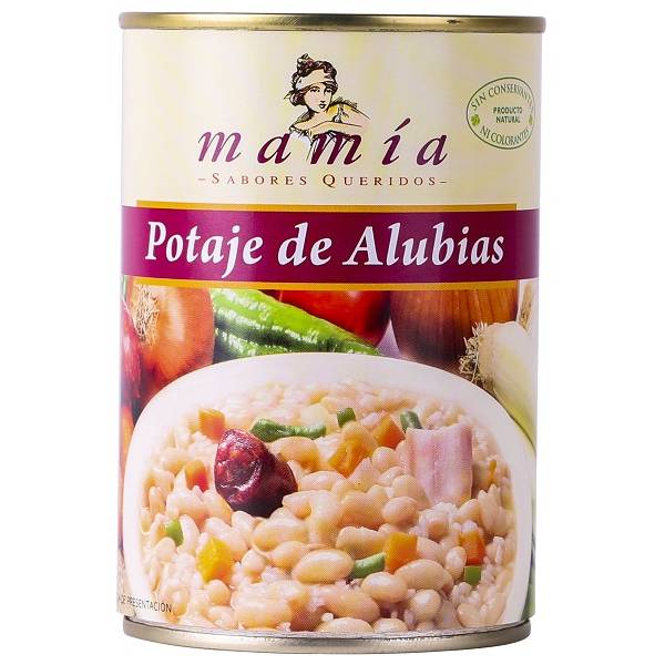 Ragoût de haricots MAMÍA 400g. Ragoût de haricots MAMÍA 400g.
