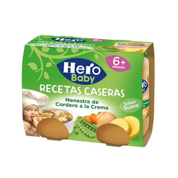MENESTRA DE CORDERO A LA CREMA “R. CASERAS” HERO BABY MENESTRA DE CORDERO A LA CREMA “R. CASERAS” HERO BABY