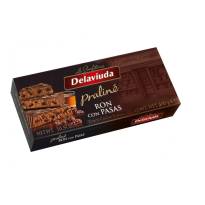 NOUGAT PRALINÉ AVEC RHUM ET RAISINS SECS 200G DELAVIUDA