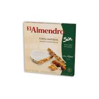 WEISSER NUGAT-HART TORTE OHNE ZUCKER “EL ALMENDRO” (200 G)
