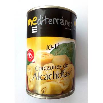 Artichoke hearts 10/12 MEDITERRÁNEO GOURMET 390g.