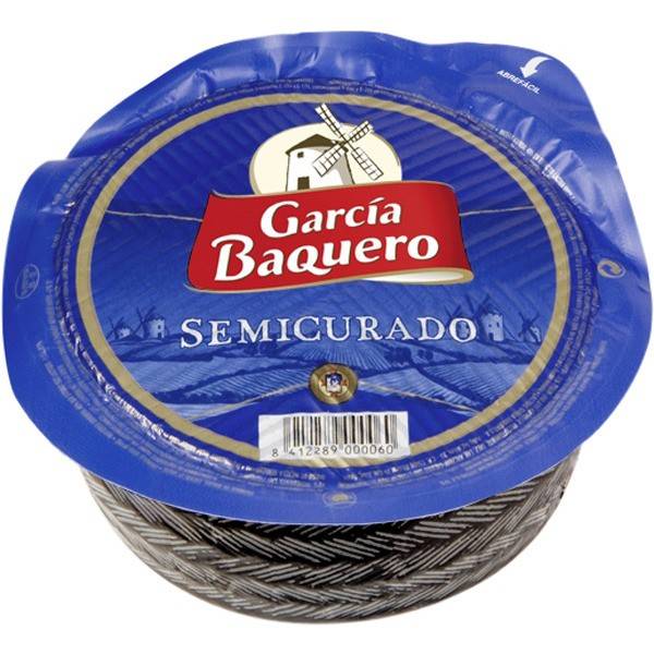 Queso semicurado GARCÍA BAQUERO 465g.