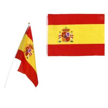 KLEINE SPANISCHE FLAGGE MIT MAST