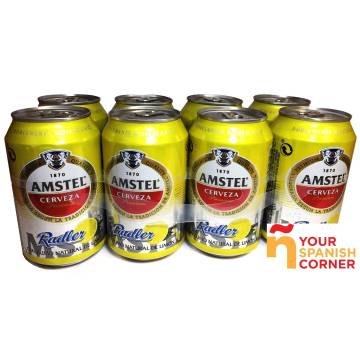 Cerveza con limón Radler AMSTEL 8x33cl.