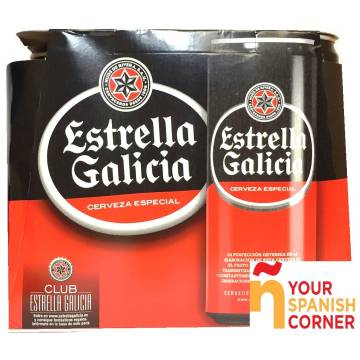 Bier Especial ESTRELLA GALICIA 6x33cl.