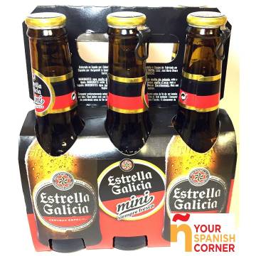 Cerveza Mini Especial ESTRELLA GALICIA 6x20cl.