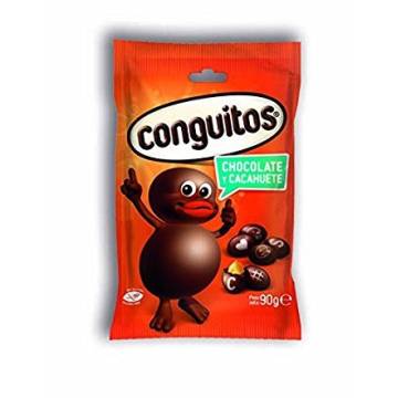Conguitos bonbons au chocolat et cachuète LACASA 90g.