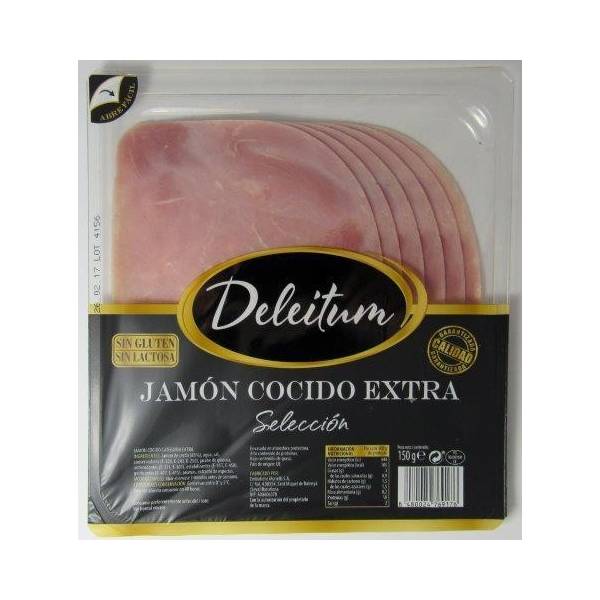 Sliced york ham extra Selection DELEITUM 150g.
