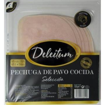 Sliced turkey breast ham selección DELEITUM 150g.
