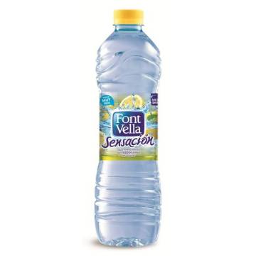 Agua con sabor limón SENSACIÓN FONT VELLA 1,25l.