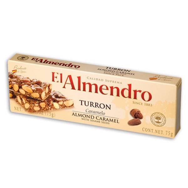 KARAMELL NOUGAT MIT SESAM 75G EL ALMENDRO KARAMELL NOUGAT MIT SESAM 75G EL ALMENDRO
