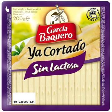 Geschnittener Käse ohne Lactose GARCIA BAQUERO 200g.