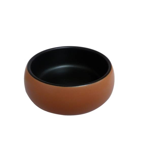 BOWL STONEWARE BROWN-BLACK 11 CM BOWL STONEWARE BROWN-BLACK 11 CM