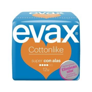 COMPRESAS COTTONLIKE SUPER CON ALAS "EVAX"