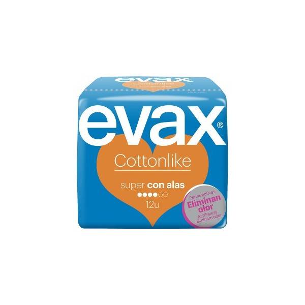 PADS WITH WINGS SUPER COTTONLIKE "EVAX" 
