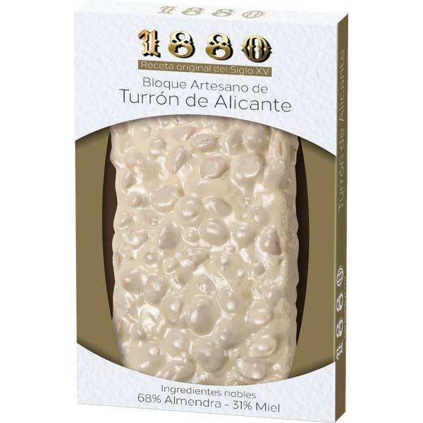 NOUGAT DUR D'ALICANTE ARTISANAL 220G 1880 NOUGAT DUR D'ALICANTE ARTISANAL 220G 1880