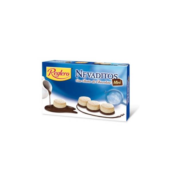 NEVADITOS ABGERUNDETE BLÄTTERTEIGGBÄCK MIT ZUCKER BESTREUT UND SCHOKOLADE "REGLERO" (500G) NEVADITOS ABGERUNDETE BLÄTTERTEIGGBÄCK MIT ZUCKER BESTREUT UND SCHOKOLADE "REGLERO" (500G)