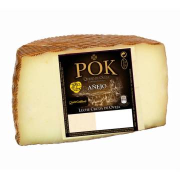 Half piece cured sheep cheese pok GARCIA BAQUERO approx. 1.5kg.