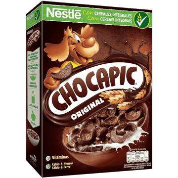 CHOCAPIC cereales integrales con chocolate NESTLÉ 375g.