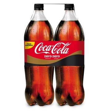2 Coca cola zero (lemon + caffeine free)