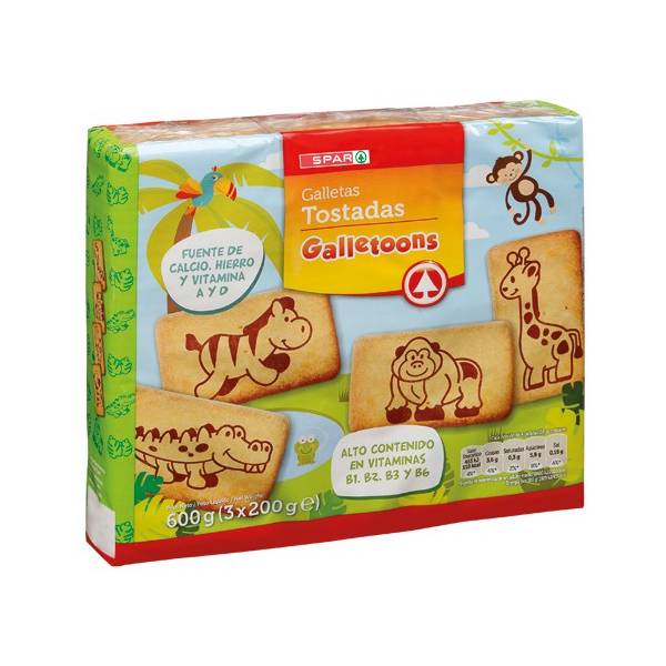 TOASTED BISCUITS WITH ANIMALS 