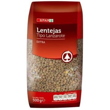 Lentilles Lanzarote extra Spar 500g.
