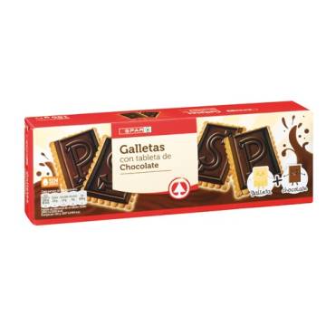 GALLETAS CHOCOLATE PURO SPAR