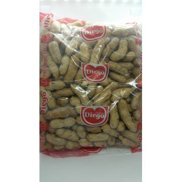 Cacahuètes non salées DIEGO en coque 450g.