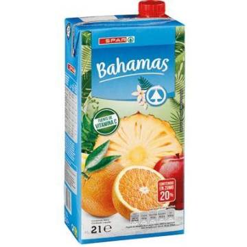 Ananas-, Apfel- und Orangennektar Spar 2l.