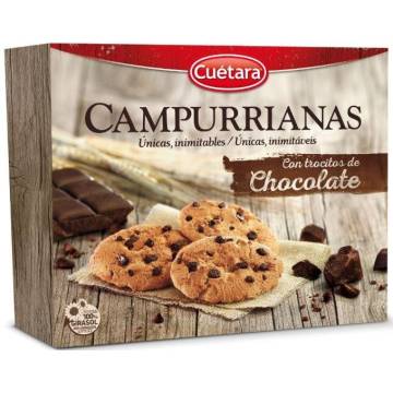 BISCUITS CAMPURRIENS AUX PÉPITES DE CHOCOLAT CUETARA