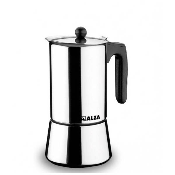 CAFETERA INOX 4 TAZAS ALZA CAFETERA INOX 4 TAZAS ALZA