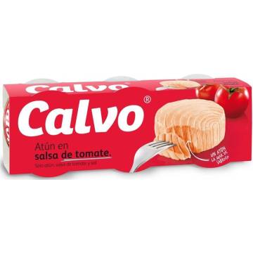 Thon à la tomate CALVO 3x80g.