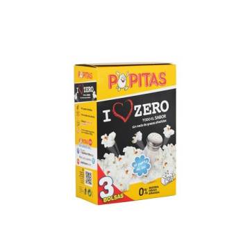 Popcorn zero POPITAS 3x70g.