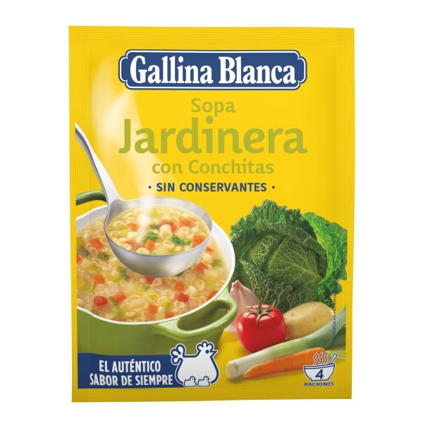 Vegetable soup with noodles GALLINA BLANCA