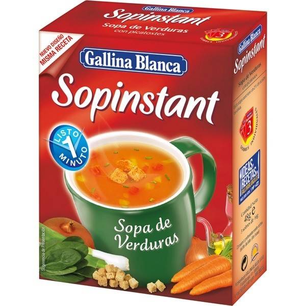 Soupe aux légumes Sopinstant GALLINA BLANCA