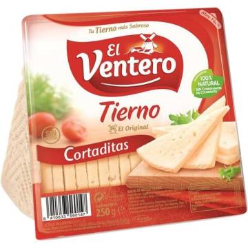 Sliced mild cheese EL VENTERO 250g.