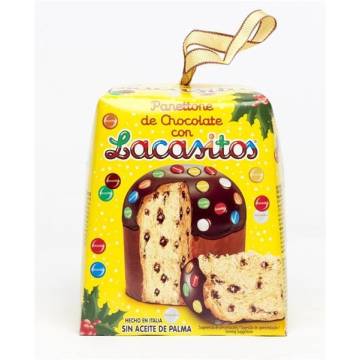 PANETTONE AU CHOCOLAT ET LACASITOS 100G LACASA